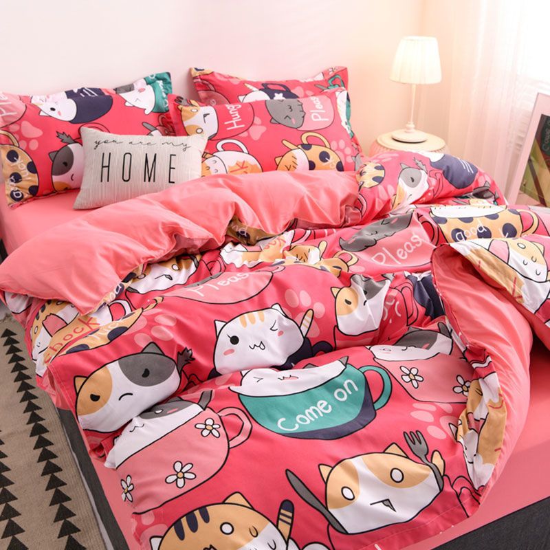Bộ Grap Giường Ga Giường Cotton Nhiều Mẫu Đẹp – Drap Nệm Ga Nệm Phong Cách Hàn Quốc
