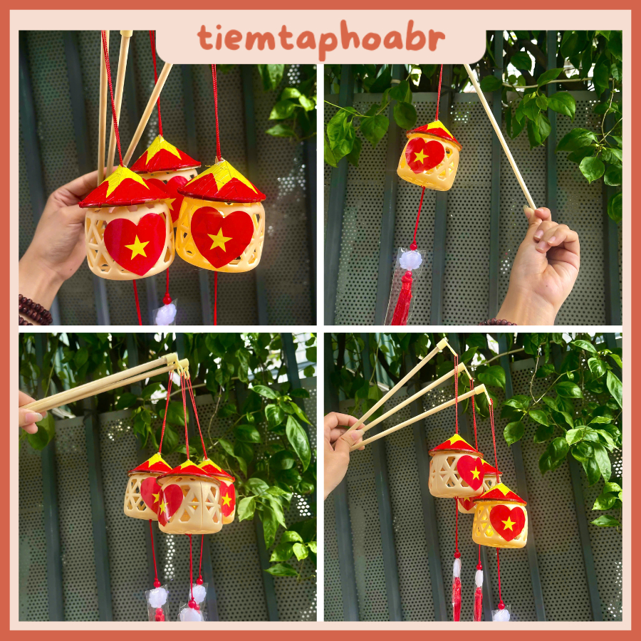 Đèn Lồng Trang Trí Trung Thu Tặng Kèm Đèn Led- Lồng Đèn Decor,Quốc Khánh 2/9, Lễ Tết 02936.