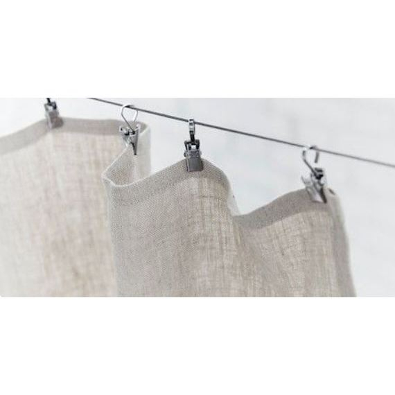 [DEAL TỐT] Rèm Canvas Trơn Tặng Kèm Khoen Kẹp