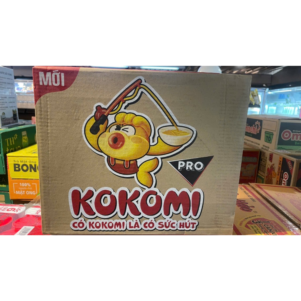 Thùng 30 gói mì Kokomi pro canh chua Nam Bộ 82g