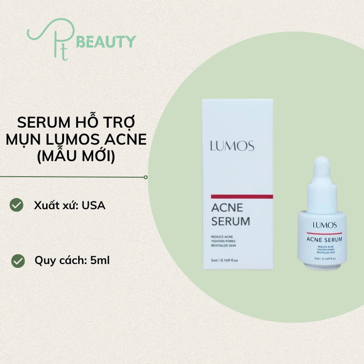 Serum Mụn Lumos Plus Mẫu Mới 2025
