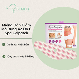 Miếng Dán Giảm Mỡ Bụng 42 Độ C Spa Gelpatch (Hộp 5 miếng)