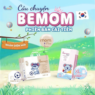 (MẪU MỚI ) Tã Bỉm Hàn quốc Bemom SUMMER, Bemom PLUS siêu mỏng mềm, thấm hút tốt đủ size NB/S/M/L/XL/2XL/3XL/4XL cho bé