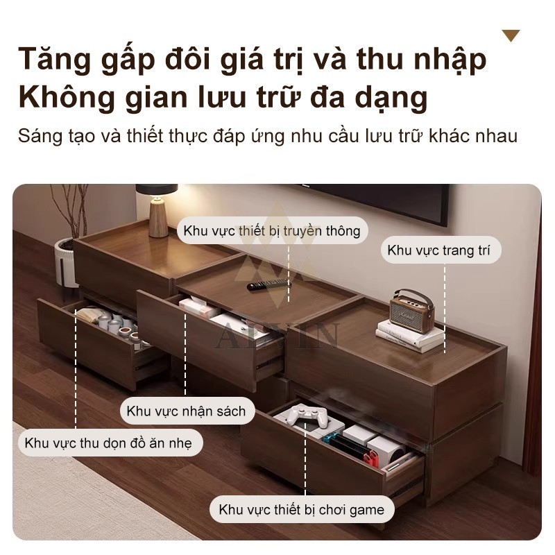 ALVIN Tủ Đầu Giường Có Ngăn Khoá - Để Đầu Giường Nhiều Kiểu Dáng Sang Trọng Chất Liệu Gỗ MDF Cao Cấp | BigBuy360 - bigbuy360.vn