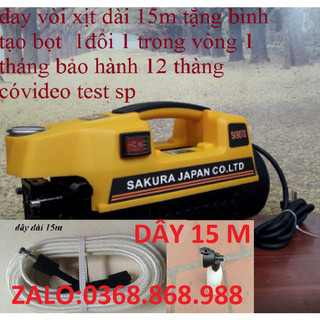 Máy rửa xe mini - máy rửa xe gia đình - máy rửa xe giá rẻ