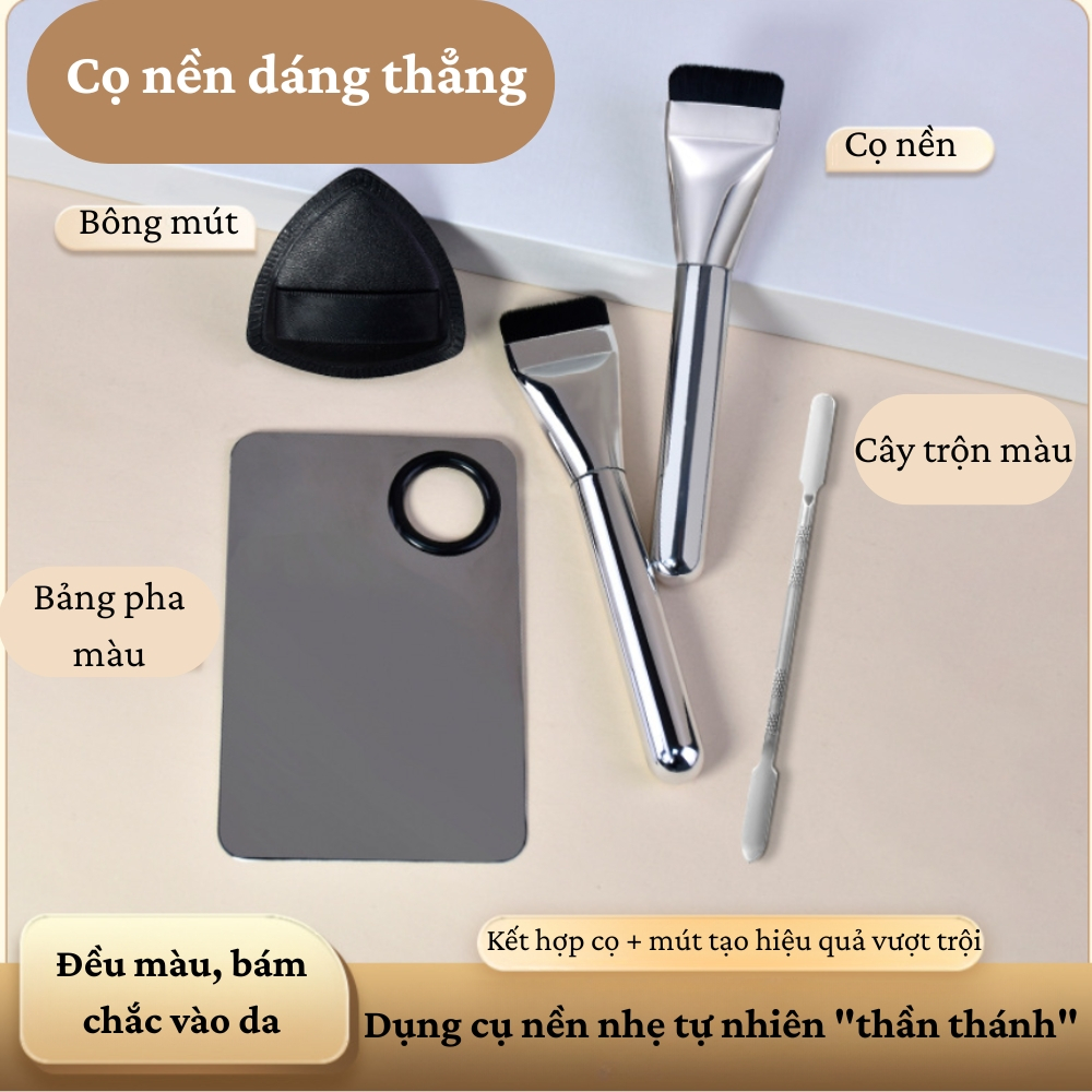 Ảnh 3 của Bộ cọ trang điểm BEABIAI làm đẹp chuyên nghiệp, tán mịn, không bám vết