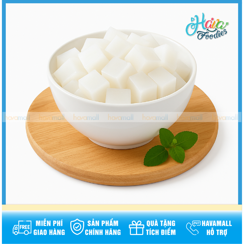 Thạch Dừa Như Quỳnh Gói 1 kg – Chunky Coconut Jelly Như Quỳnh 1 kg