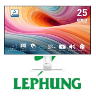 Màn hình máy tính MSI Pro MP251W E2 , 24.5" FHD 1920 x 1080 120Hz/1ms/ IPS -Loa tích hợp - DP/HDMI/VGA - Bảo hành 2 năm