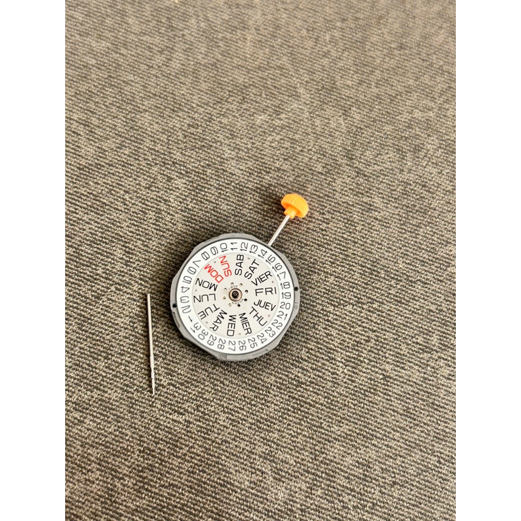 Máy Đồng Hồ Đeo Tay Miyota 2 Lịch 1M02 GM02 Vàng Đời Cũ