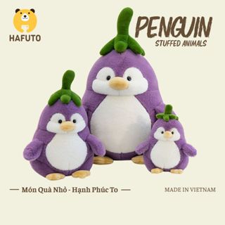  Gấu Bông Chim Cánh Cụt Cosplay Quả Cà Tím Mềm Mịn Cao Cấp Hafuto Lý Tưởng Làm Quà Tặng Sinh Nhật 