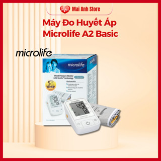 Máy Đo Huyết Áp Bắp Tay MICROLIFE BP A2 BASIC Dễ Sử Dụng Bảo Hành 5 Năm Chính Hãng