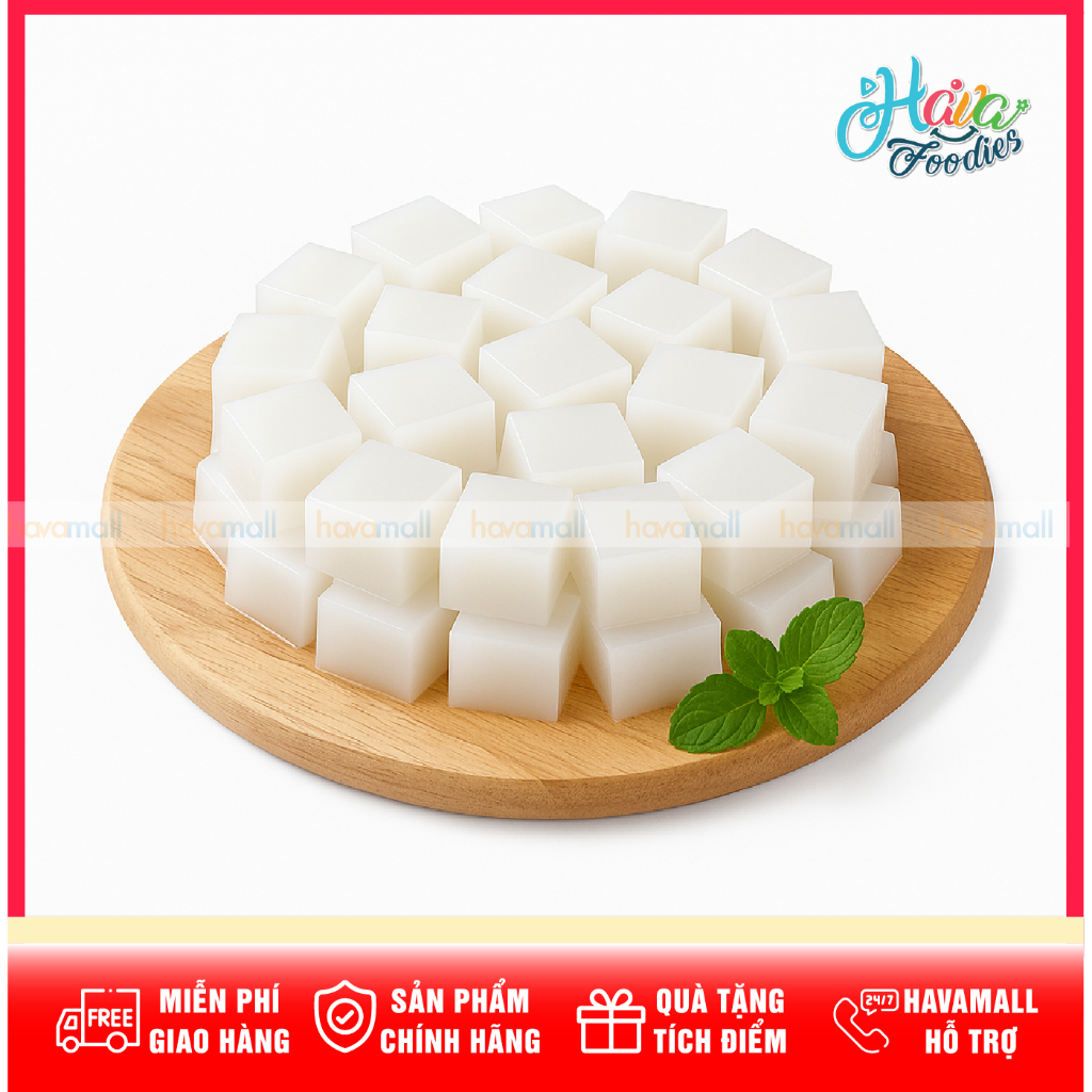 Thạch Dừa Như Quỳnh Loại Viên Dai 1 kg – Coconut Jelly Chunk Như Quỳnh