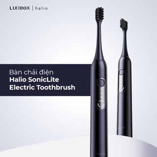   VHL x LIXIBOX  COMBO Bàn Chải Điện Halio SonicLite Electric Toothbrush - Ocean Blue & Set 5 Đầu Bàn Chải Thay Thế 