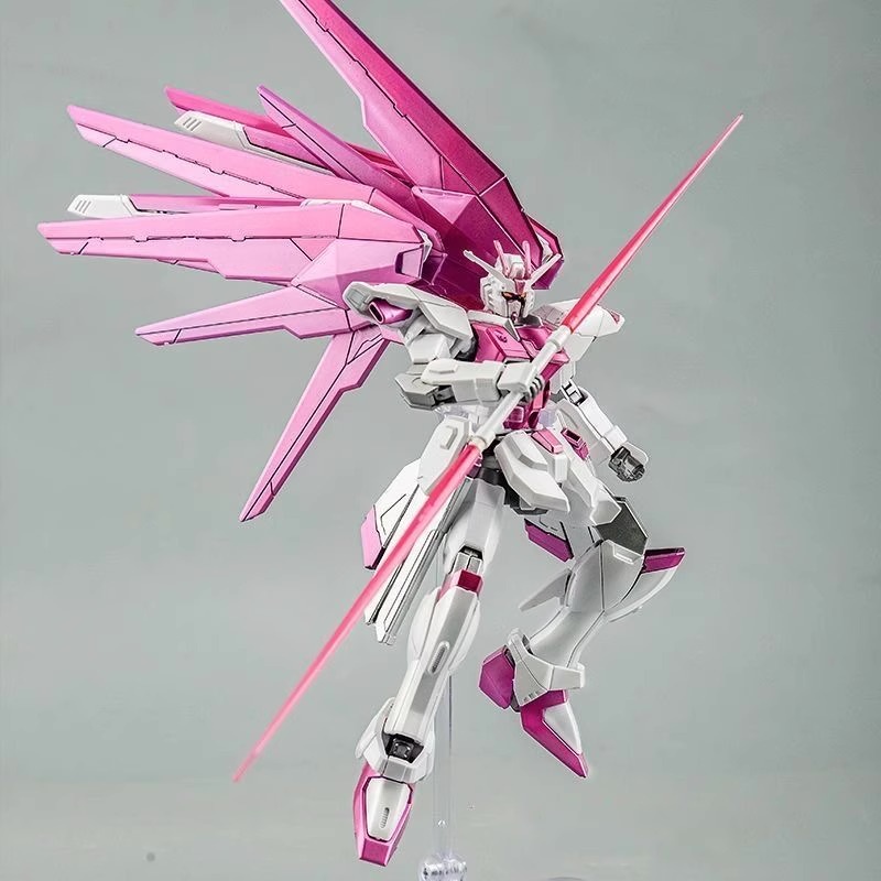 🚚( Hỏa Tốc)Mô hình Strike Freedom Sakura Pink Gundam lắp ráp 1/144  Đồ chơi Toy