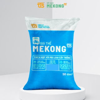 Đất Trồng Rau Sạch MeKongTTS loại 50dm3 Giá Thể Trồng Cây Mekong