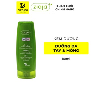 Kem Dưỡng Tay & Móng Ô Liu Ziaja Olive Oil Hand Cream Intensely Nourishing 80ml - Dr Thêm