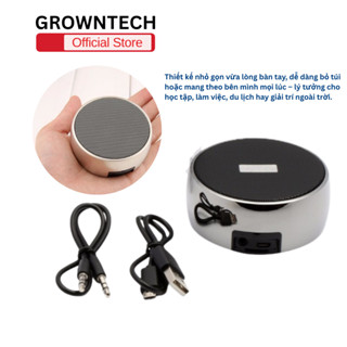 Loa Mini Bluetooth Thông Minh Bọc Thép BS01 có jack cắm 3.5mm, USB, thẻ nhớ Tương Thích các loại APP