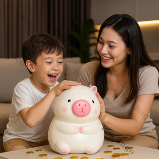 Heo đất lợn đất heo tiết kiệm Cabybara làm Quà Tặng Trang Trí Decor siêu xinh