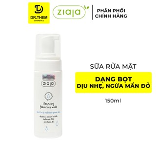 Sữa Rửa Mặt Dạng Bọt Ziaja Dịu Nhẹ - Ngừa Mẩn Đỏ Ziaja Cleansing Foam Face Wash Sensitive & Redness-prone Skin 150ml