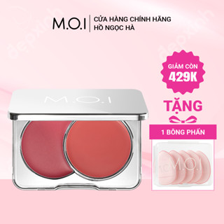 Phấn má hồng dạng kem 2 màu M.O.I Dual Cream Blusher 8g