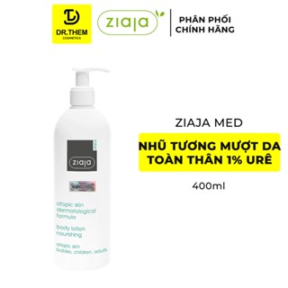Nhũ Tương Ziaja Med Mượt Da Toàn Thân 1% Urê Ziaja Med Atopic Skin 400ml - (Kem Dưỡng)- Dưỡng ẩm- Dr Thêm