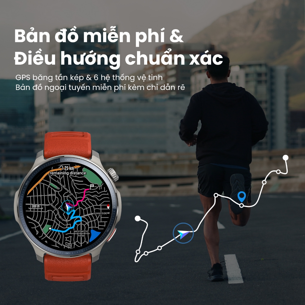 Đồng hồ thông minh Amazfit Balance 2 | Màn hình kính sapphire | Pin 21 ngày | 170+ Môn thể thao - Bảo hành 12 tháng | BigBuy360 - bigbuy360.vn