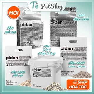 PIDAN - Cát vệ sinh hữu cơ cao cấp Đậu nành/sắn mix dành cho mèo nhạy cảm