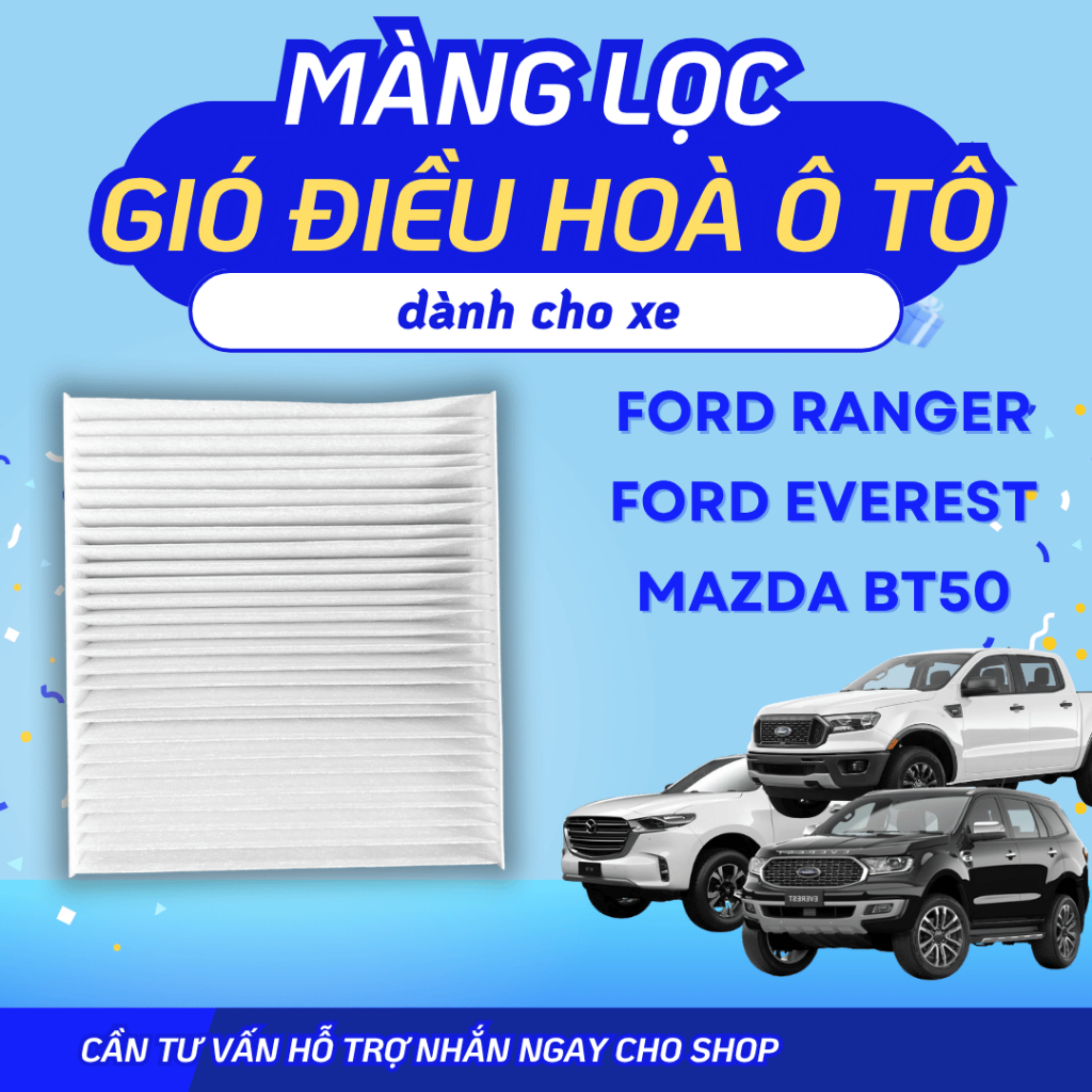 Lọc gió ô tô Ford Ranger (2012-2022) , BT50 (2012-2021) , Everest (2016-2022) Wildtrak AB39-19N619-A