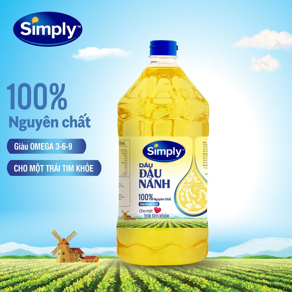 Dầu Đậu Nành Simply 2L Nguyên Chất