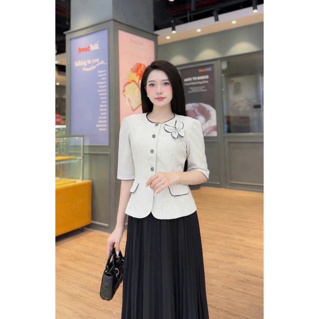 ÁO KIỂU PHỐI BƯỚM DEEX THƯƠNG N22