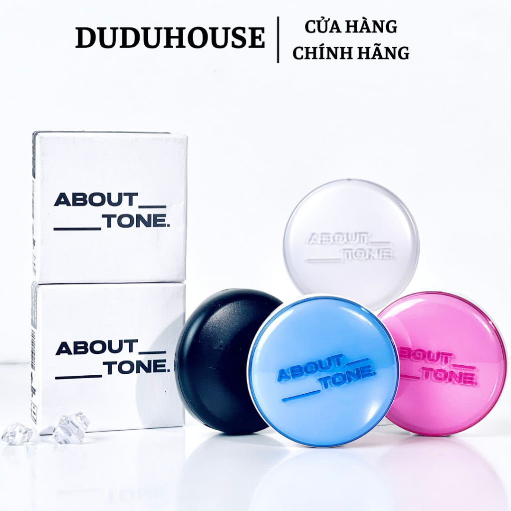 Phấn Phủ Nén About Tone Blur Limited Purple Edition, Glow, Air Fit Powder Pact 9g Duduhouse