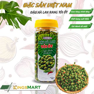 [Siêu tiết kiệm] Combo 5 Đậu Hà Lan rang tỏi ớt - Thương hiệu TRƯỜNG TÂN - Hũ 210g - Kingsmart