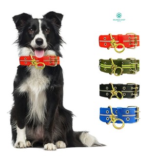 (Phản Quang 5P) Vòng cổ Phản Quang 4 Lớp 5 Phân cho Pet từ 30-50KG - Vải Dày Dặn Chắc Chắn