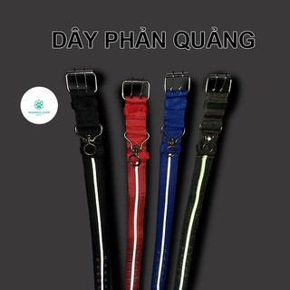 (Phản Quang 5P) Vòng cổ Phản Quang 4 Lớp 5 Phân cho Pet từ 30-50KG - Vải Dày Dặn Chắc Chắn