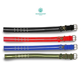 (Phản Quang 5P) Vòng cổ Phản Quang 4 Lớp 5 Phân cho Pet từ 30-50KG - Vải Dày Dặn Chắc Chắn