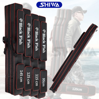  Túi Đựng Cần Câu Cá 2 Ngăn Thẳng  Đủ Size - Bao Đựng Cần Câu Máy Lure Đài - Túi Giỏ Đựng Đồ Câu SHIWA 