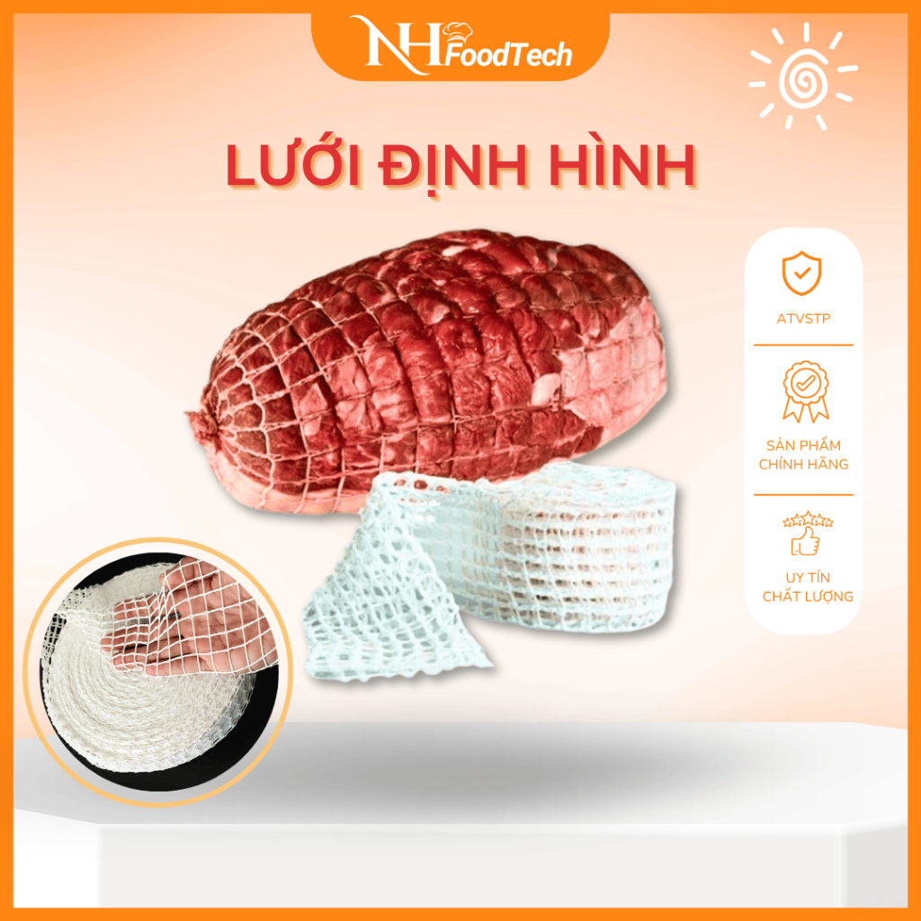 (1 mét) Lưới định hình giò heo xông khói, jambon