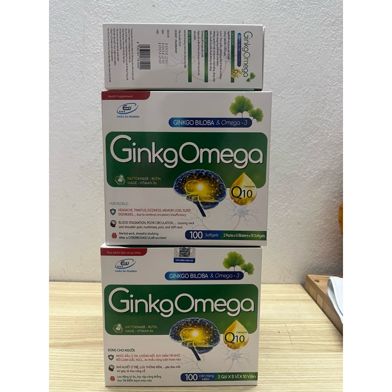 Hoạt huyết dưỡng não GINKGO OMEGA Q10