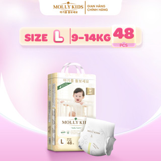 [SIZE L QUẦN] Tã Bỉm MOLLY KIDS Cho Bé, Bỉm Quần Công Nghệ Hàn Quốc Thấm Hút Tốt, Chống Hăm, Chống Tràn Full Size