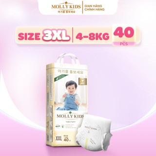   SIZE XXXL QUẦN  Tã Bỉm MOLLY KIDS Cho Bé Bỉm Quần Công Nghệ Hàn Quốc Thấm Hút Tốt Chống Hăm Chống Tràn Full Size 