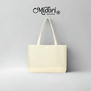 Túi Tote MELO Nam Nữ Vải Phối Da Đeo Vai Đựng Laptop Đi Học Làm Đi Chơi | M STUDIO