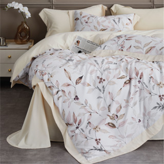 [Mát lạnh] Bộ DRAP, kèm MỀN, áo gối tencel NIN Selina TC9029 đủ size 1m6, 1m8, bo chun bọc nệm, chăn chần