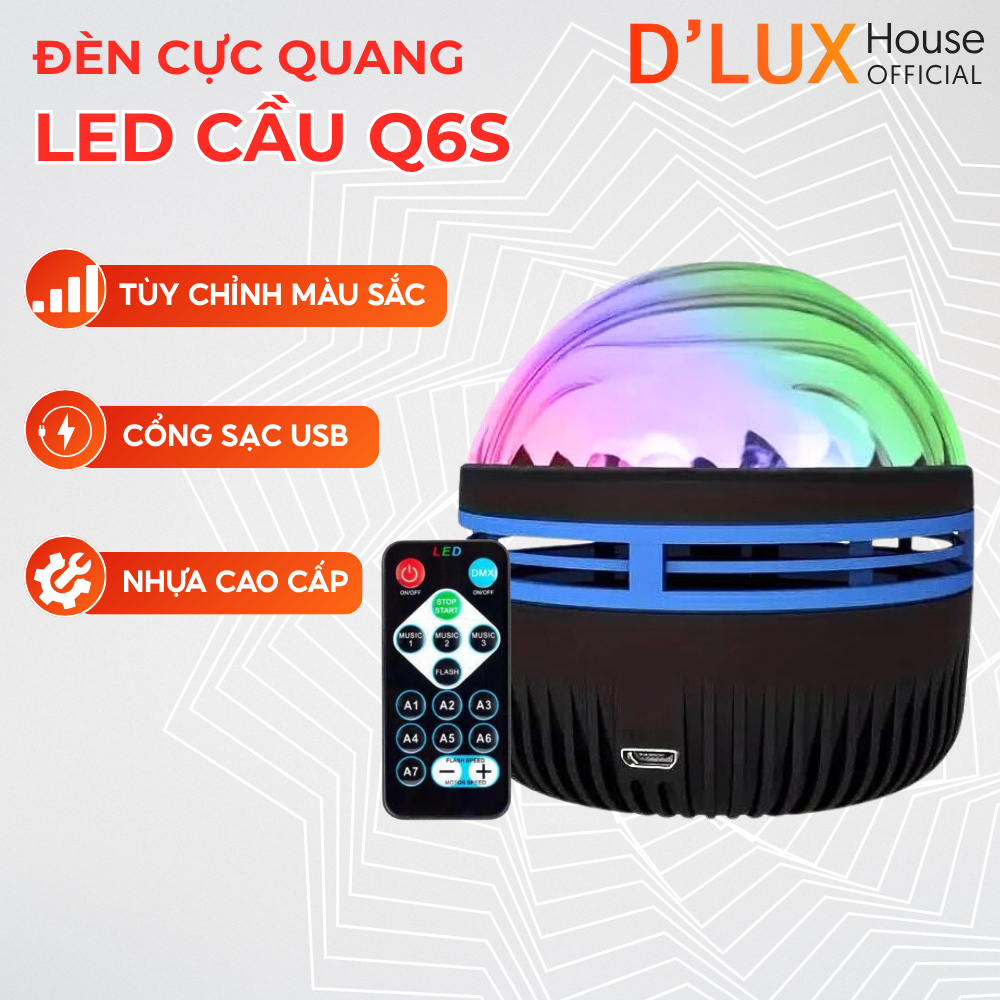 Đèn Cực Quang Galaxy Q6S LED Chiếu Bầu Trời Cực Quang Trang Trí, Decor Phòng Ngủ, Điều Khiển Từ Xa