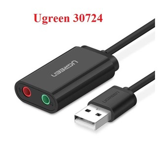Cáp chuyển USB ra Sound - jack 3.5mm Headphone và Microphone (30724 , 30143) UGREEN