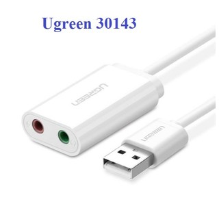 Cáp chuyển USB ra Sound - jack 3.5mm Headphone và Microphone (30724 , 30143) UGREEN