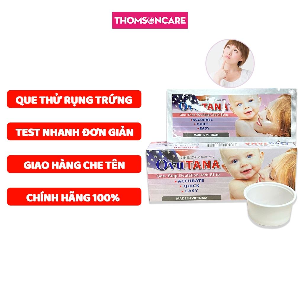 Que thử rụng trứng Ovutana - Chính xác cao, test nhanh tìm thời điểm trứng rụng, que canh trứng