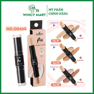   Chuẩn Thái  Bút Tạo Khối 2 Đầu Odbo Fix Stick Đa Năng OD450 Thái Lan Che Mọi Khyết Điểm Trên Mặt 5g - Wincy Mart 