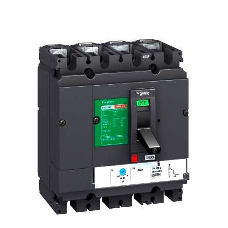 MCCB EasyPact CVS100F 4P type F 36kA Schneider LV510340 LV510341 LV510342 LV510343 LV510344 LV510345