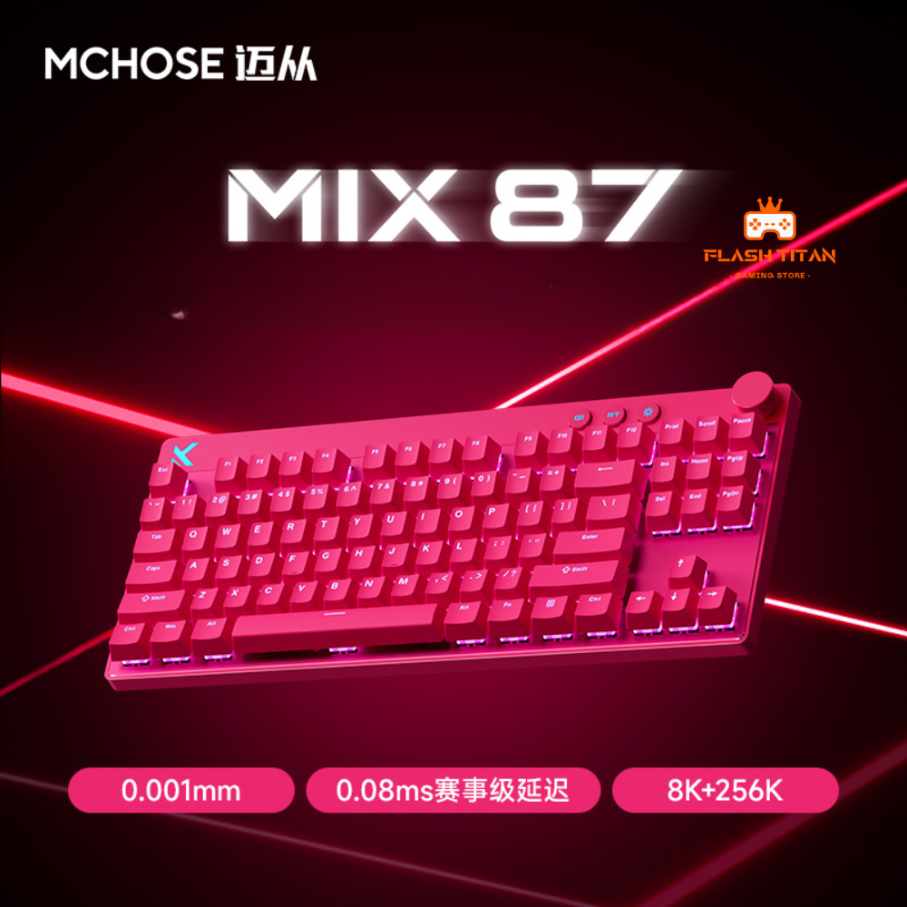 Bàn Phím Cơ Gaming Mchose Mix87 PRO Có Rapid Trigger - Switch Nam Châm 8k Polling Rate - Độ trễ thấp Dùng Chơi Game FPS | BigBuy360 - bigbuy360.vn