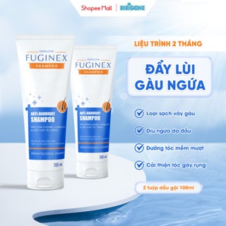 [LIỆU TRÌNH 2 THÁNG] 02 Tuýp dầu gội Dizigone FUGINEX 100ml - Hết gàu ngứa, ngăn ngừa nhờn bết, dưỡng tóc mềm mượt